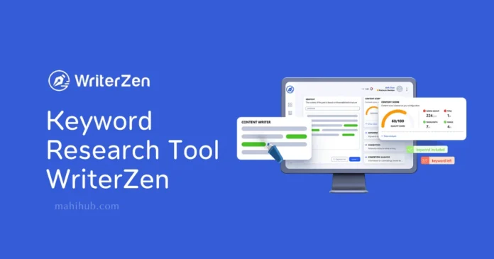 keyword research tool WriterZen