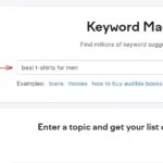 Keyword magic tool