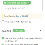 rank math on page