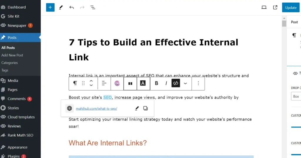 How to Fix Internal Nofollow Links in WordPress